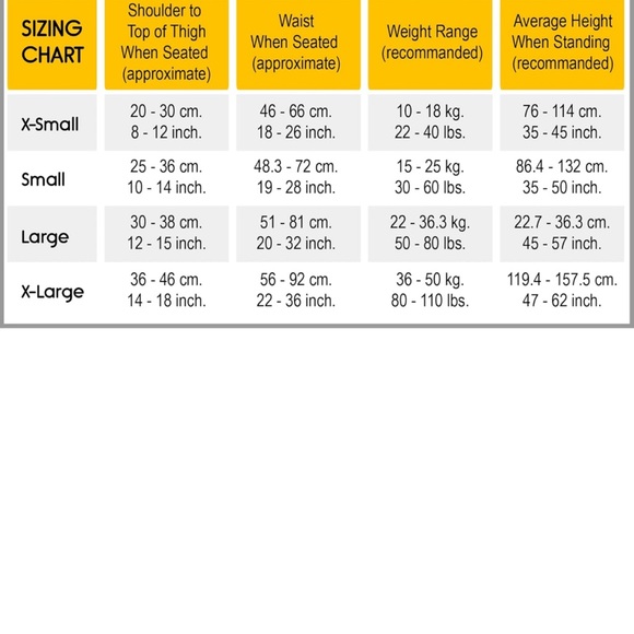 EUC Ride Safer RideSafer Child Restraint Travel Vest - Picture 3 of 4